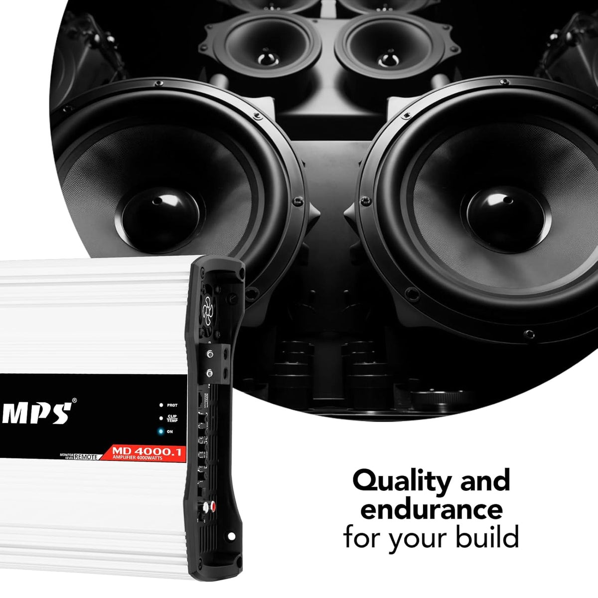 Taramps MD 4000.1 1 Ohm Car Audio Amplifier