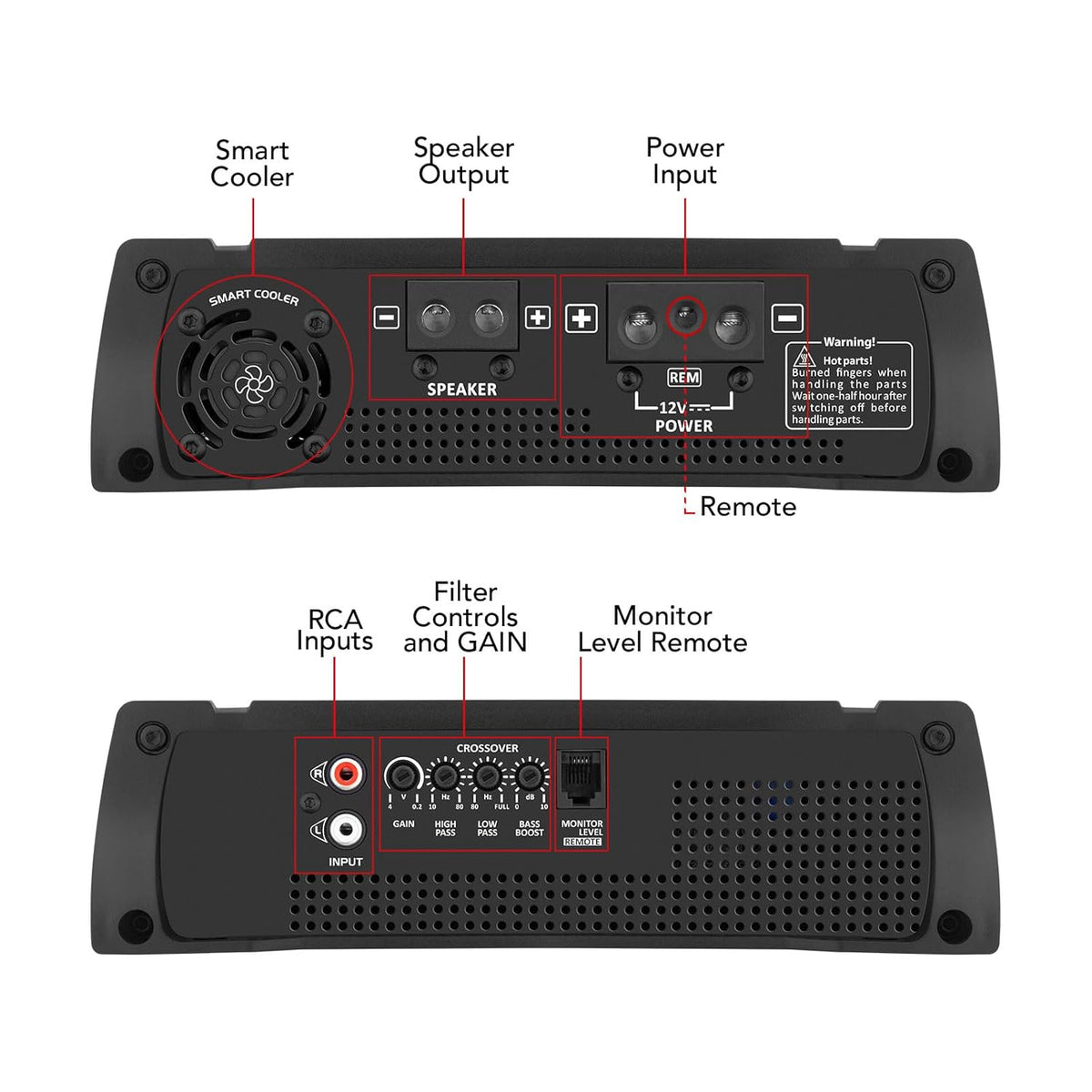 Taramps HD 3000 1 Ohm Black