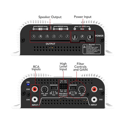 Taramps TS 800x4 1 Ohm Multichannel Stereo Amplifier