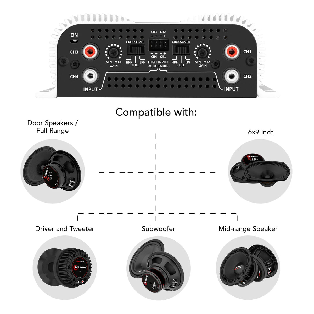 Taramps TS 1200x4 Car Audio Amplifier