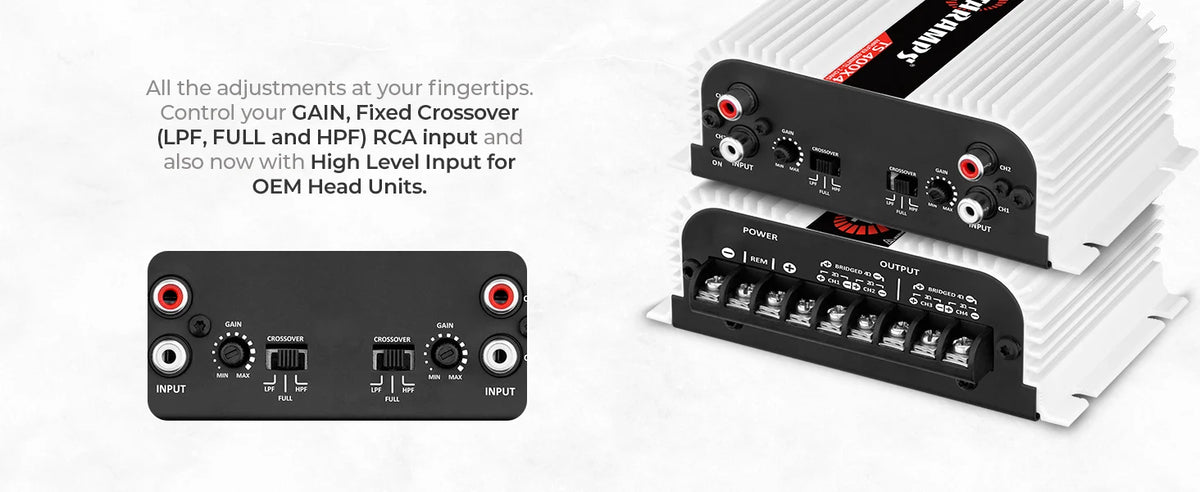 Taramps TS 400x4 Black Car Audio Amplifier