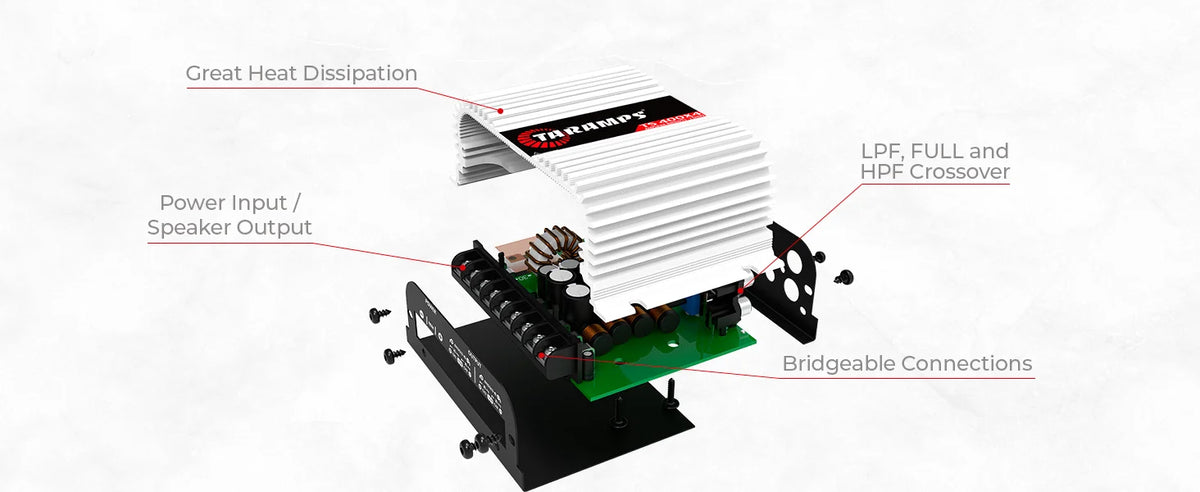 Taramps TS 400x4 Black Car Audio Amplifier