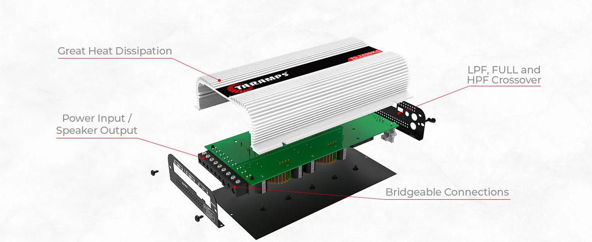 Taramps DS 1200x4 Car Audio Amplifier