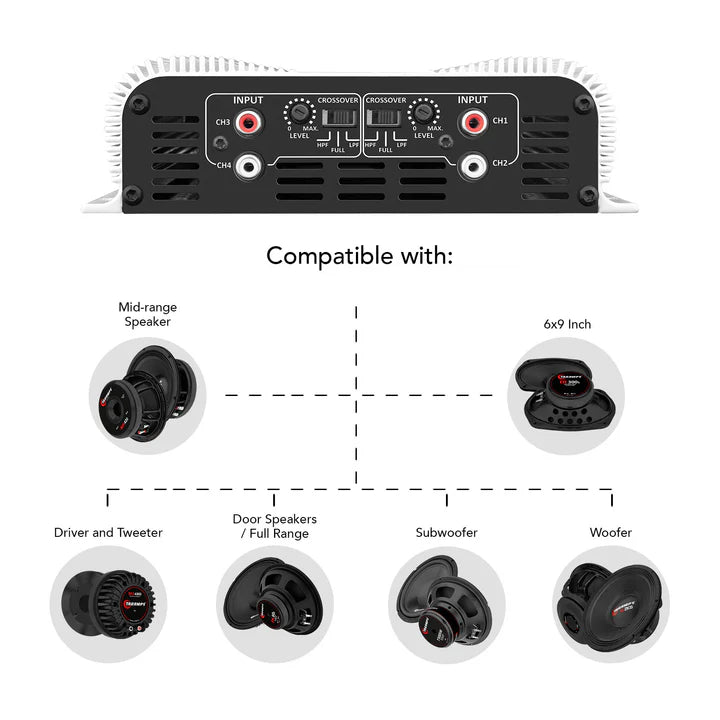 Taramps DS 1200x4 Car Audio Amplifier