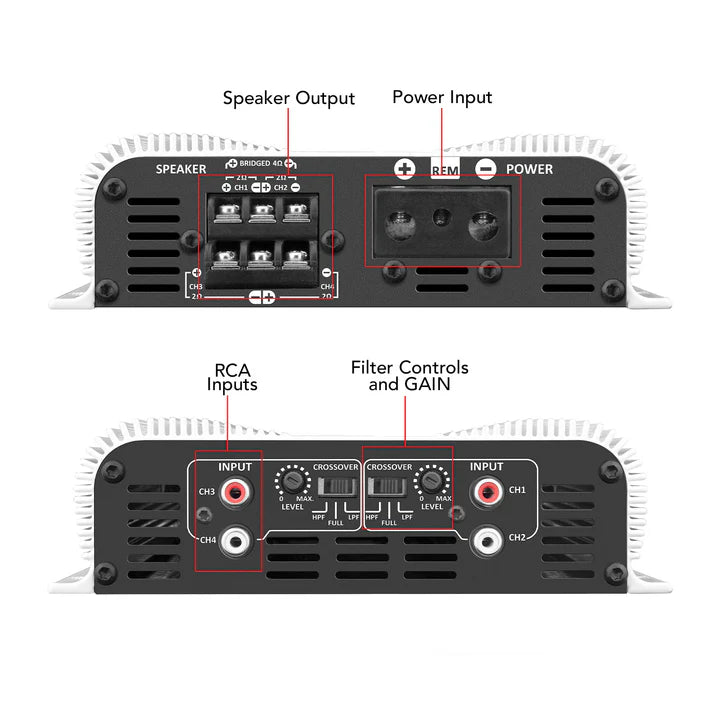 Taramps DS 1200x4 Car Audio Amplifier