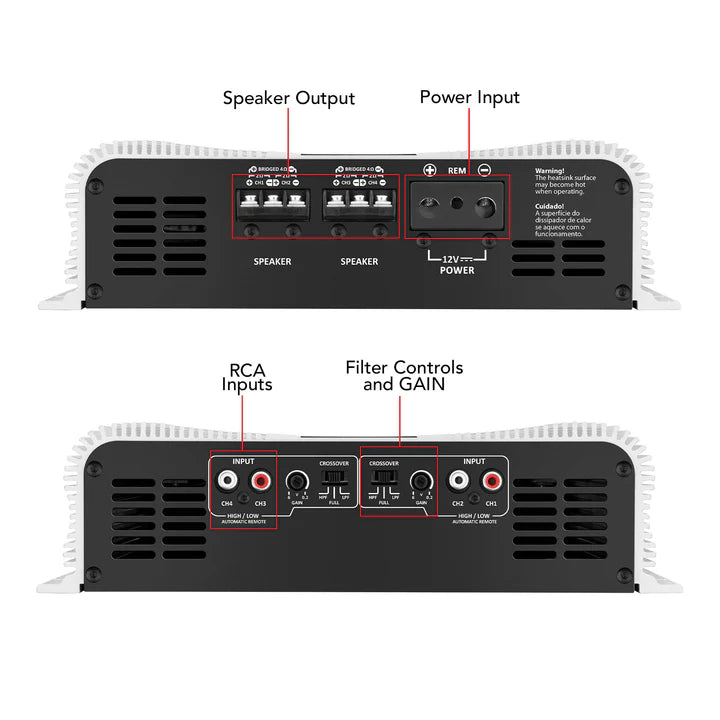 Taramps DS 2000x4 Car Audio Amplifier
