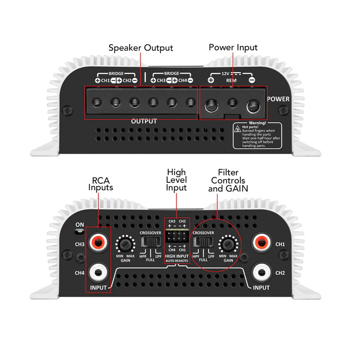 Taramps DS 440x4 Car Audio Amplifier