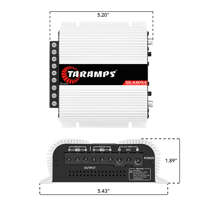 Taramps DS 440x4 Car Audio Amplifier