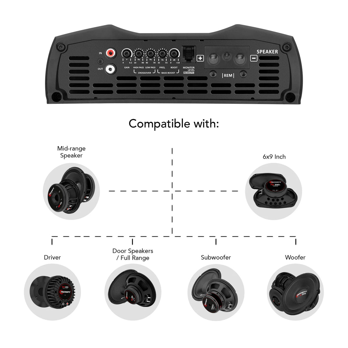 Taramps SMART8 BASS Car Audio Amplifier