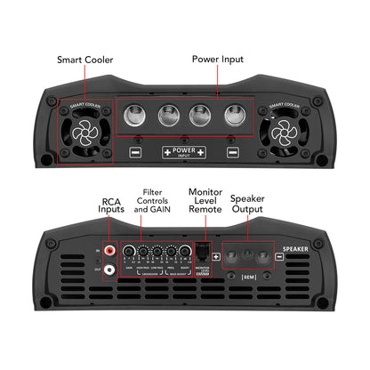 Taramps SMART8 BASS Car Audio Amplifier