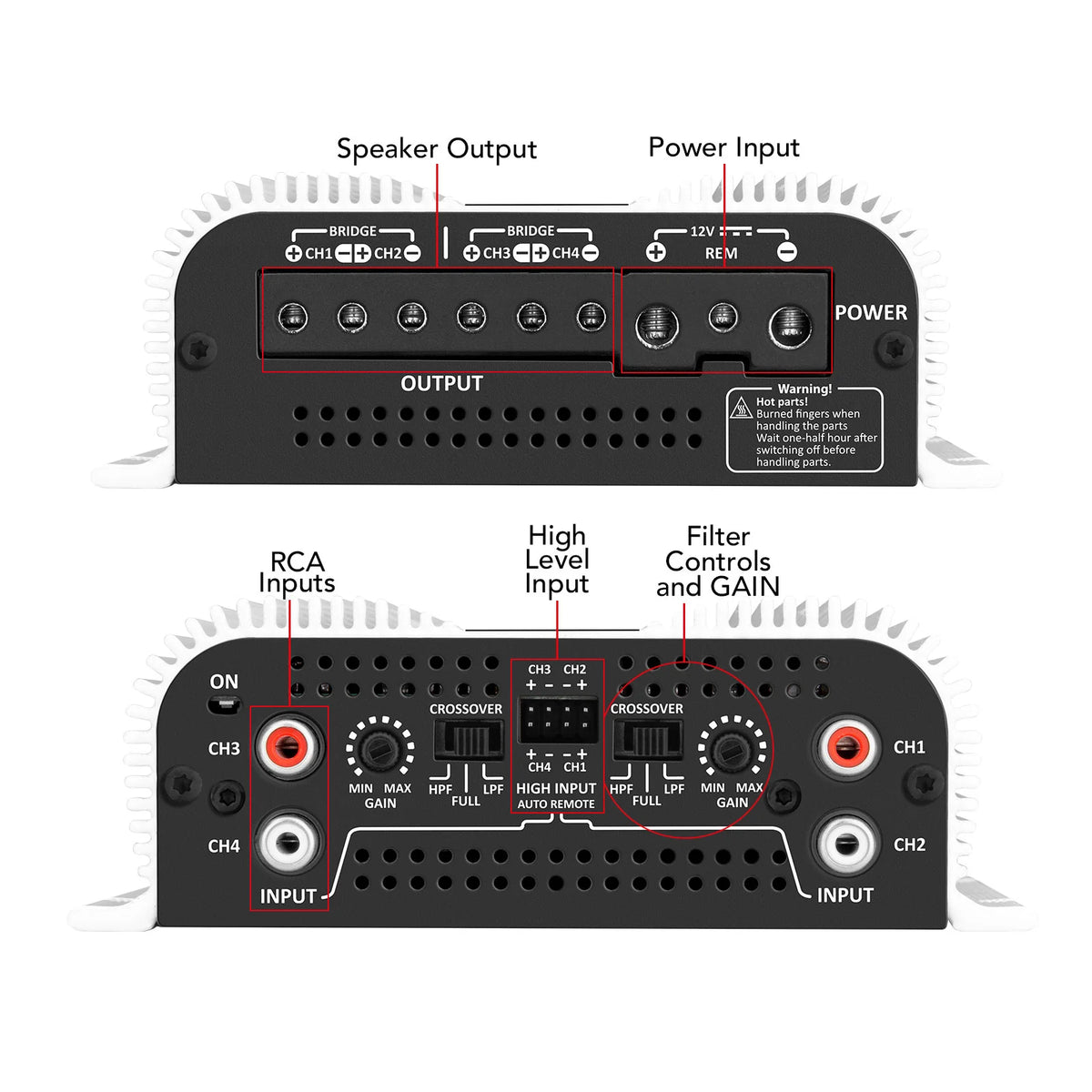 Taramps TS 1200x4 Car Audio Amplifier